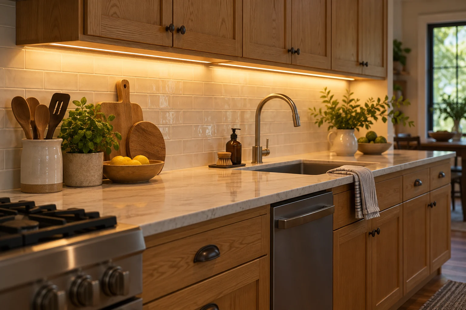 Under-cabinet lighting plan - concept study