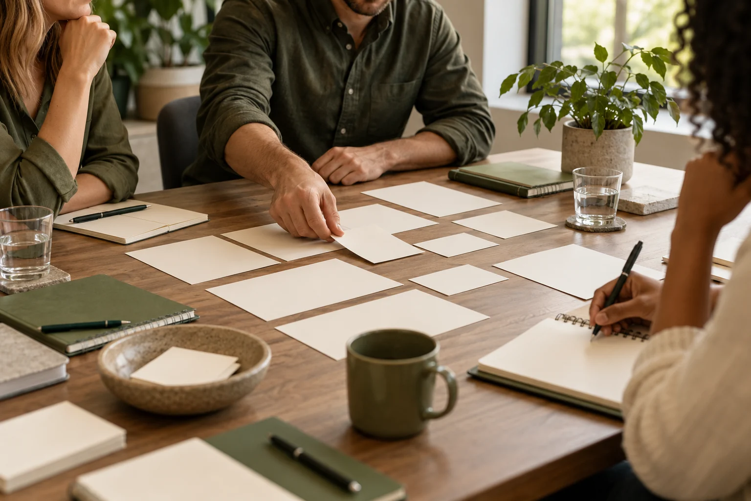 Independent shop planning canvas
