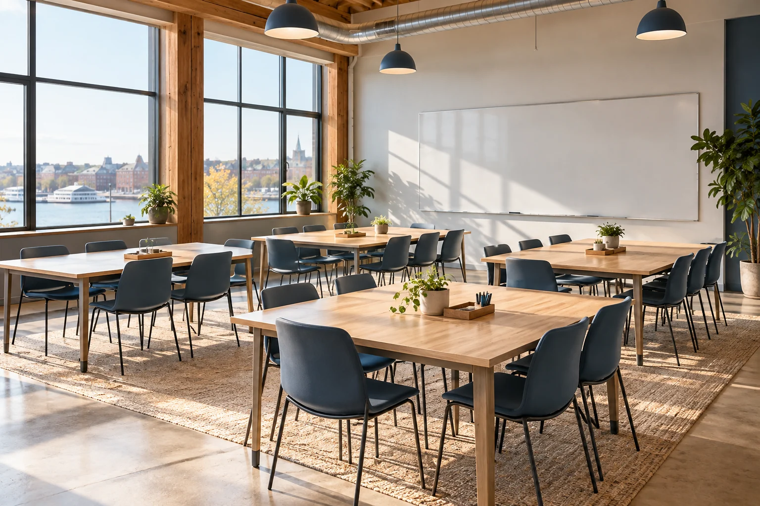 Birch workshop room