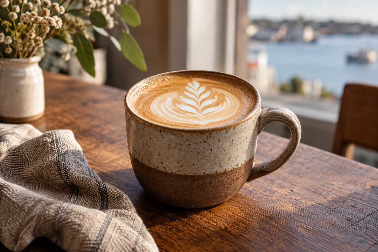 Maple oat latte