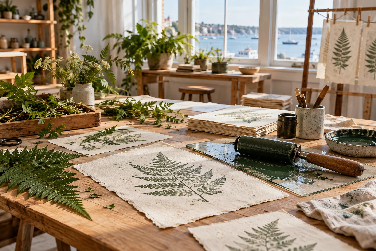 Coastal botanical print
