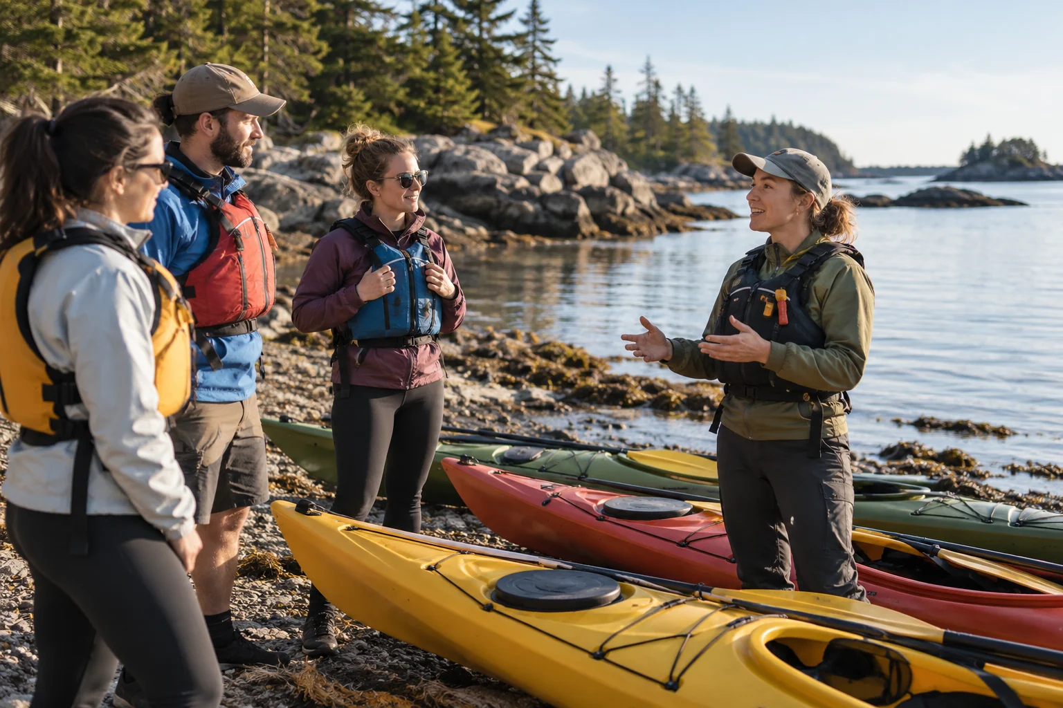 Quiet-water paddle introduction