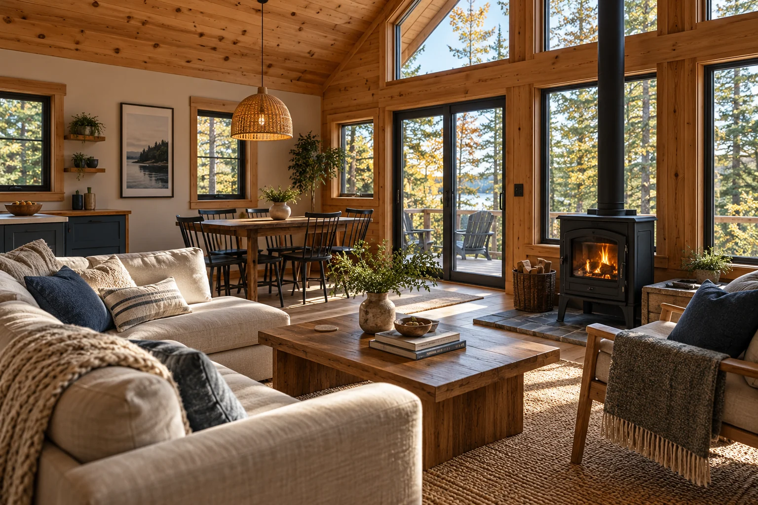 Pine family cabin