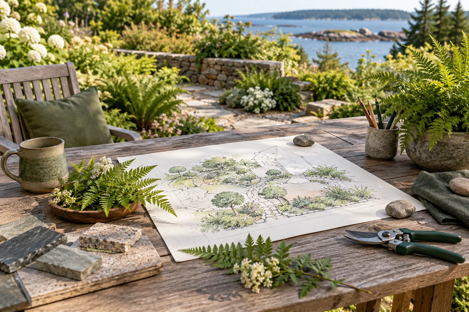 Garden planning visit - concept study