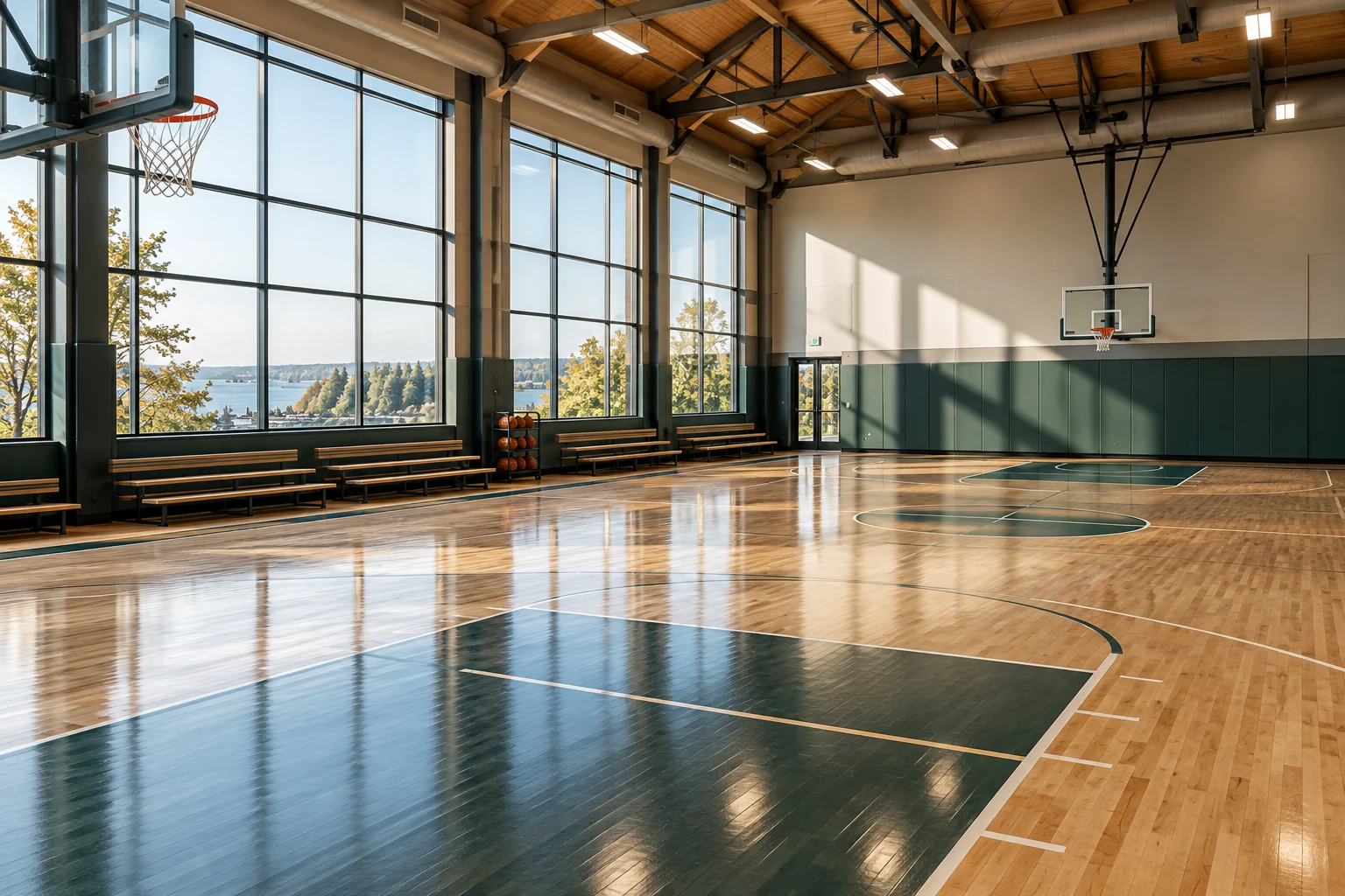 Indoor multi-use court
