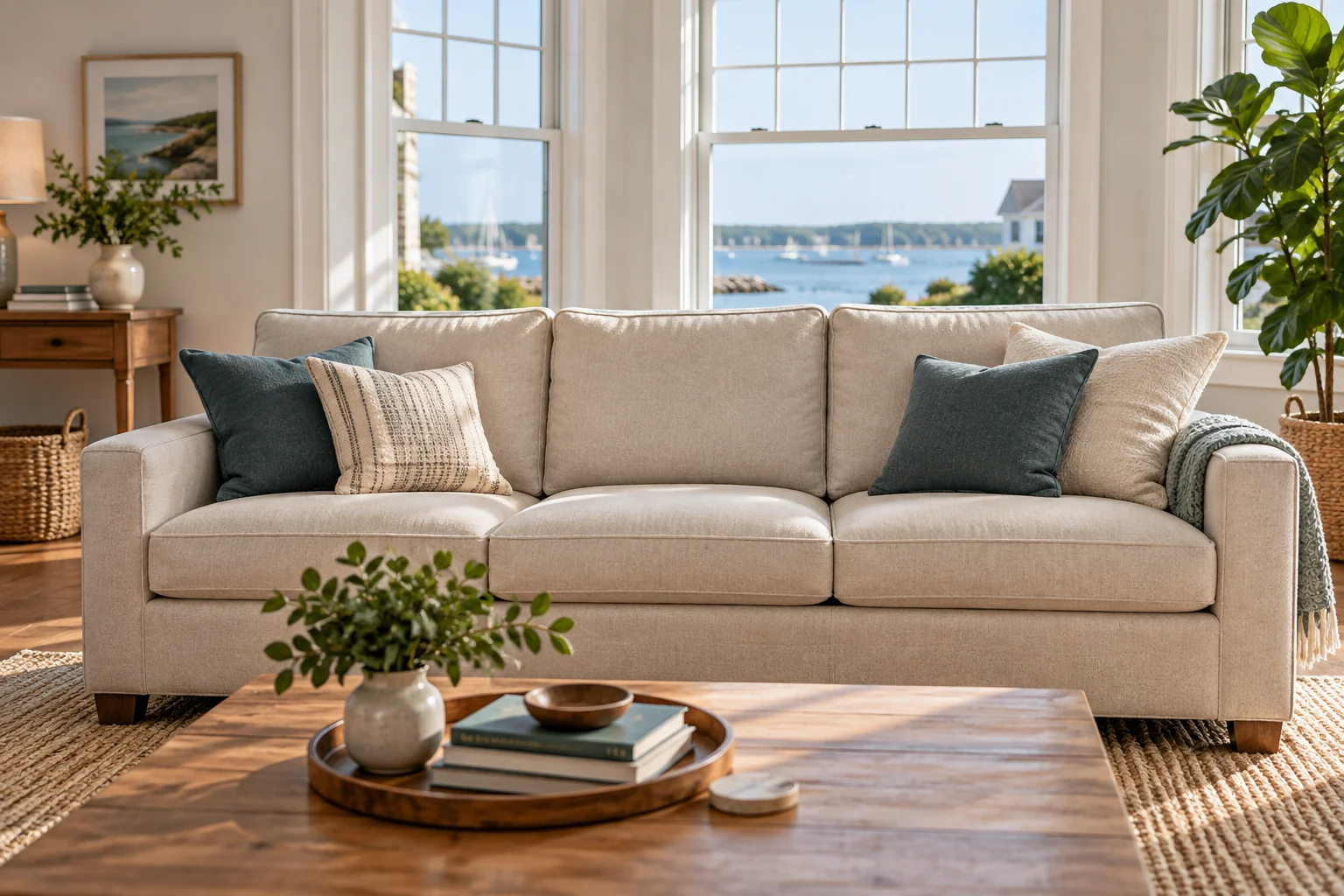 Three-seat sofa cleaning — process study