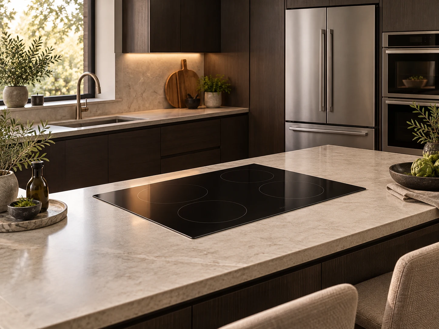Induction cooktop