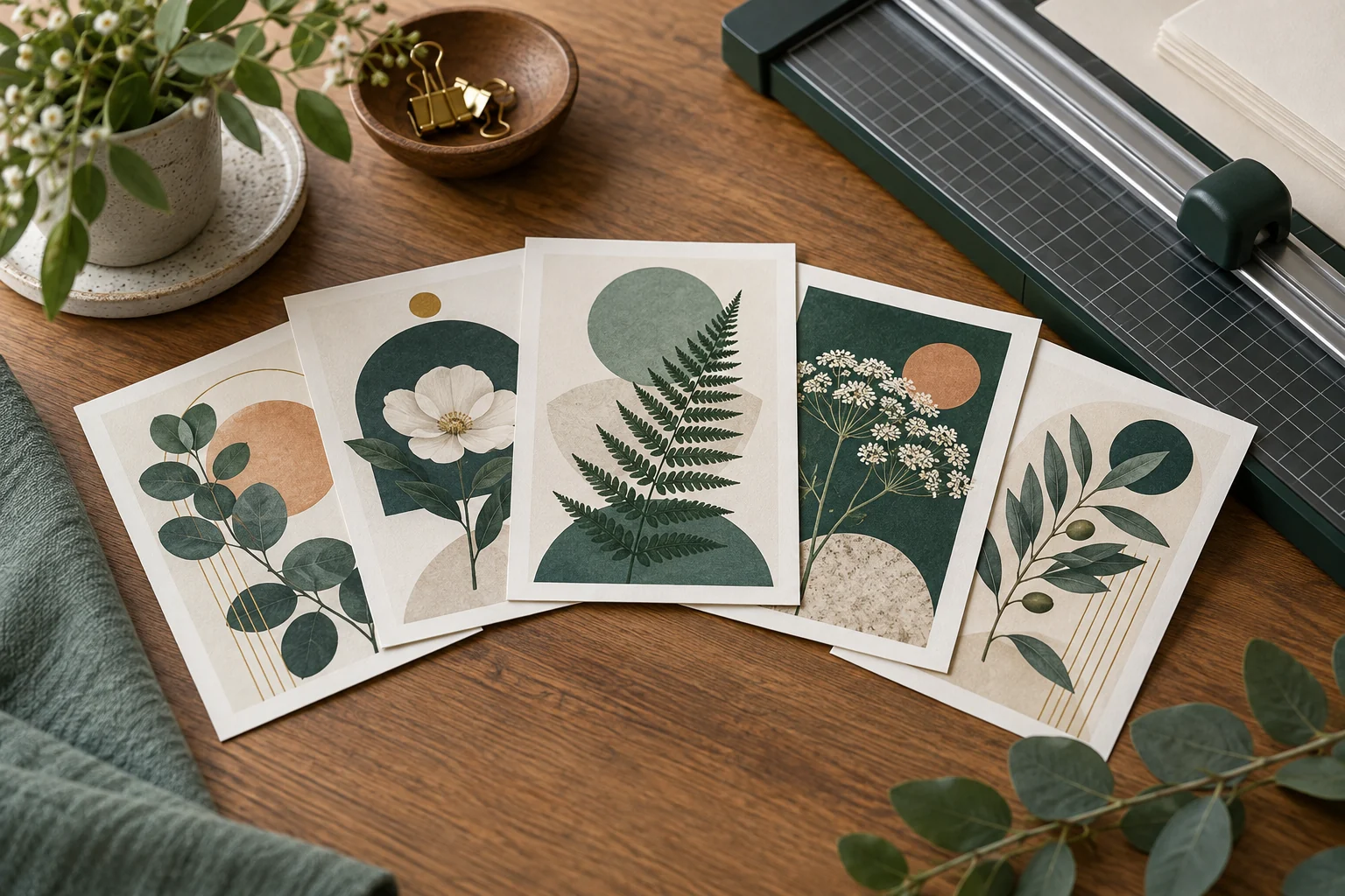Event postcard set