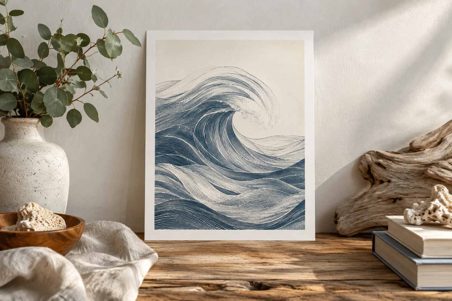 Wave art print