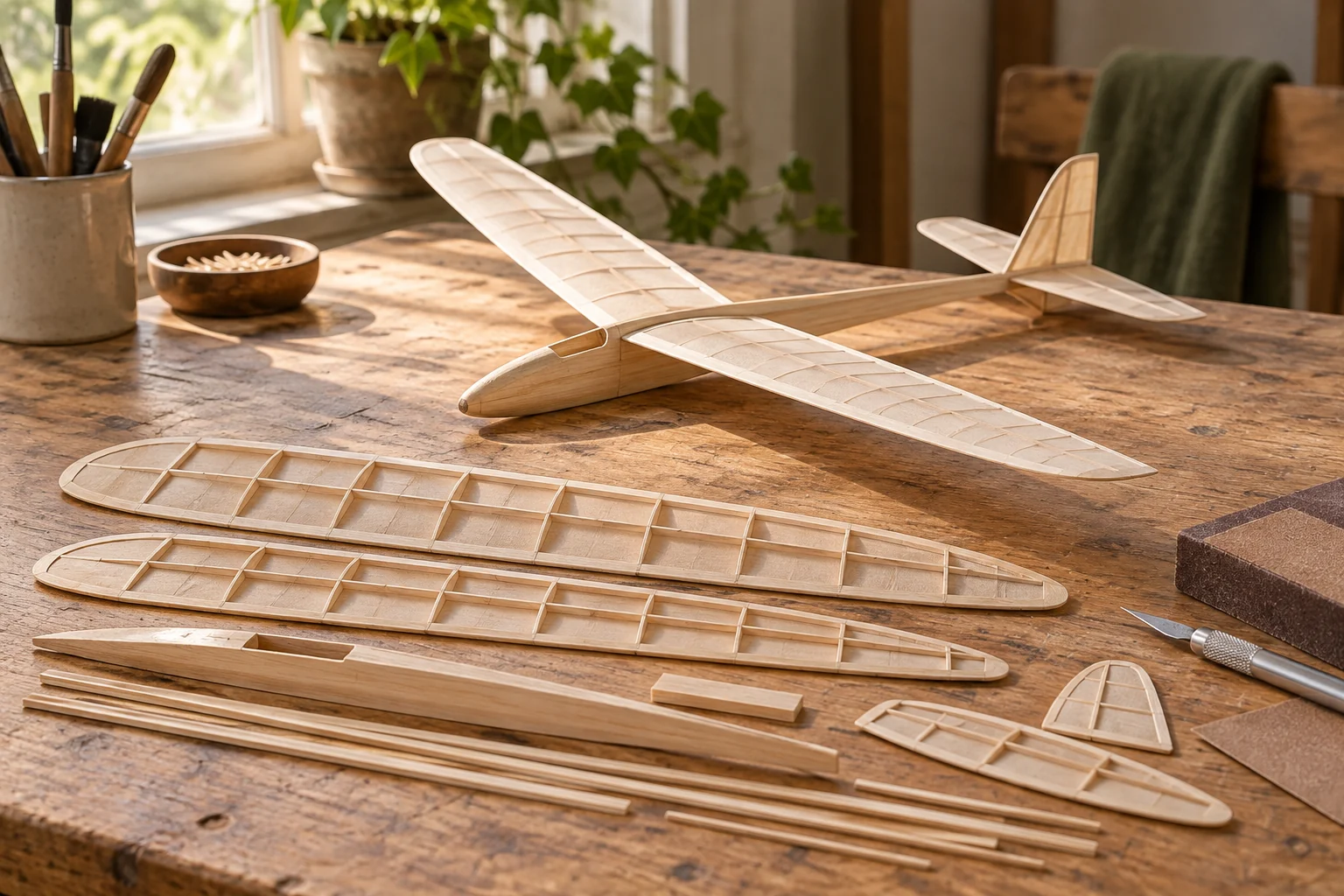 Model glider kit