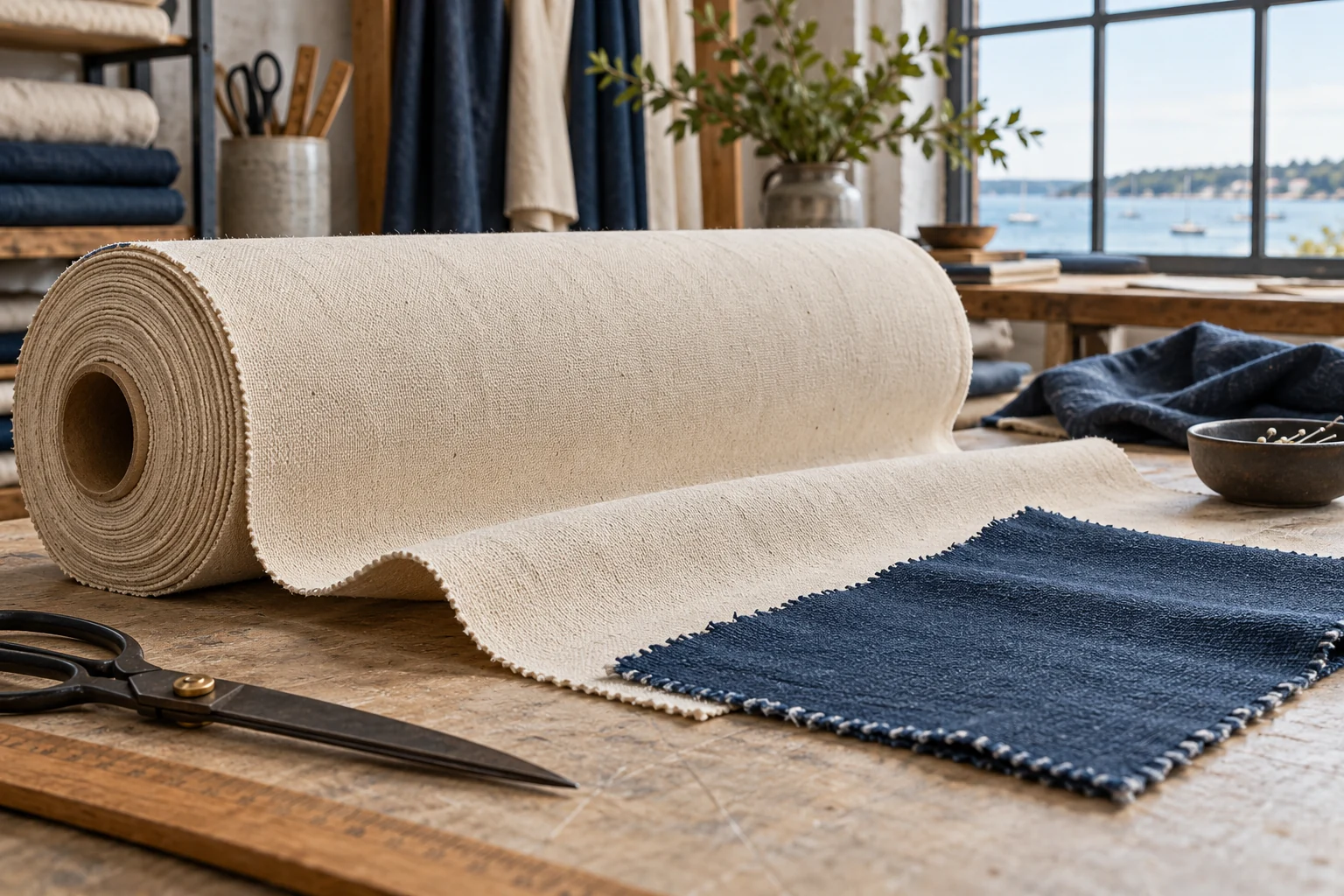 Harbor cotton canvas