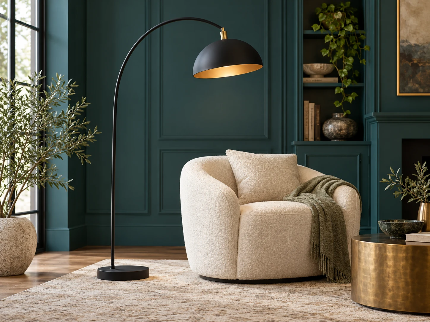 Arc floor lamp