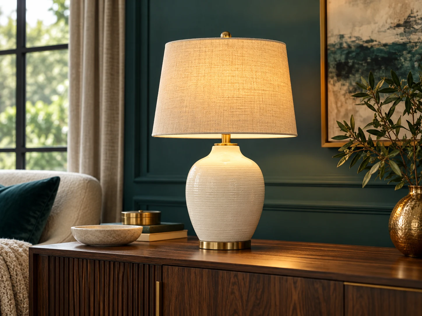 Ceramic table lamp