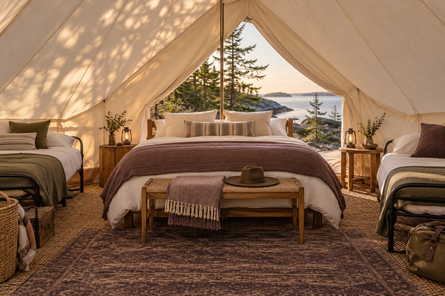 Family bell tent