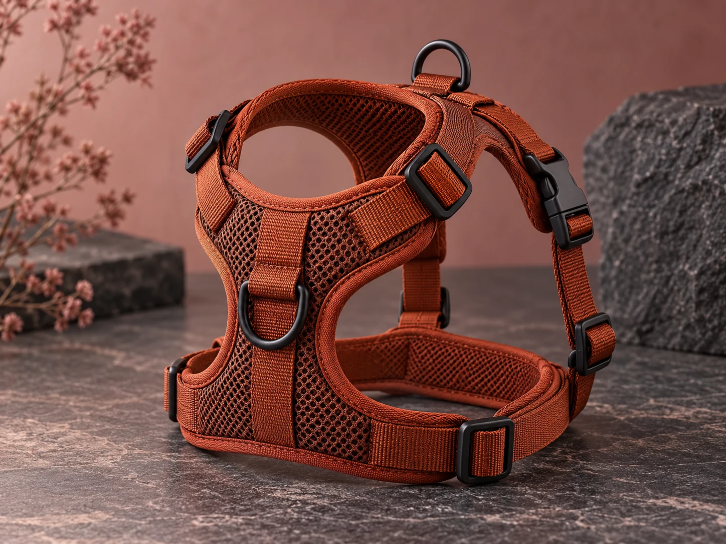 Adjustable walking harness