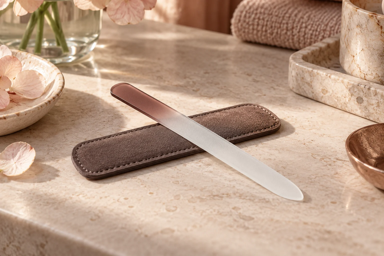 Glass nail file