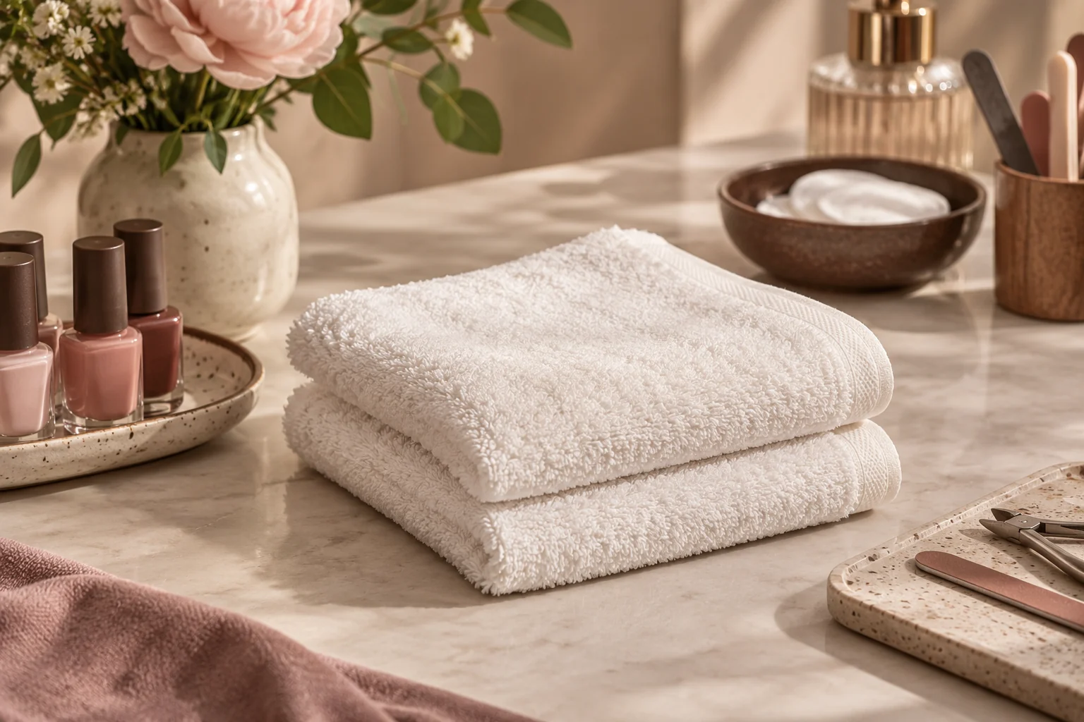 Cotton hand towel set