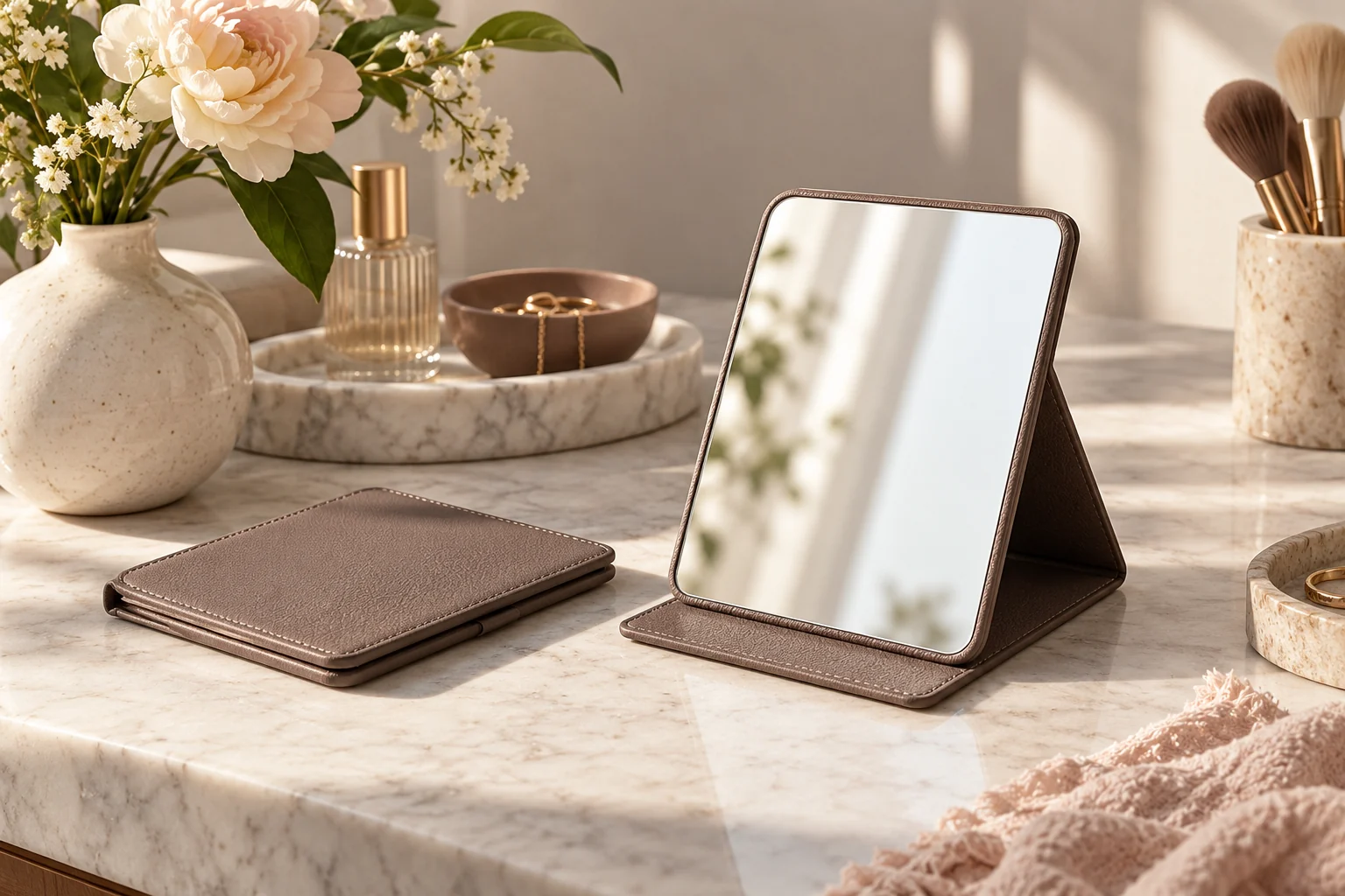 Compact studio mirror