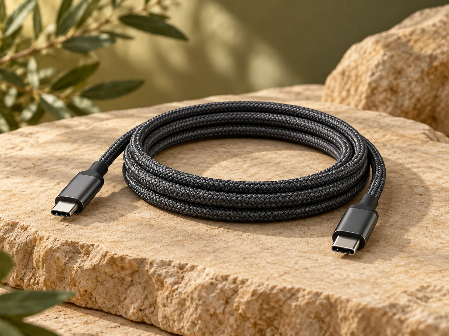 Braided USB-C cable