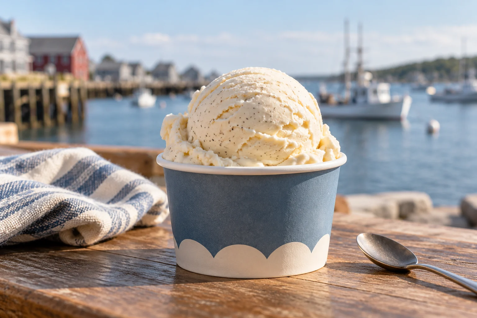 Vanilla bean scoop