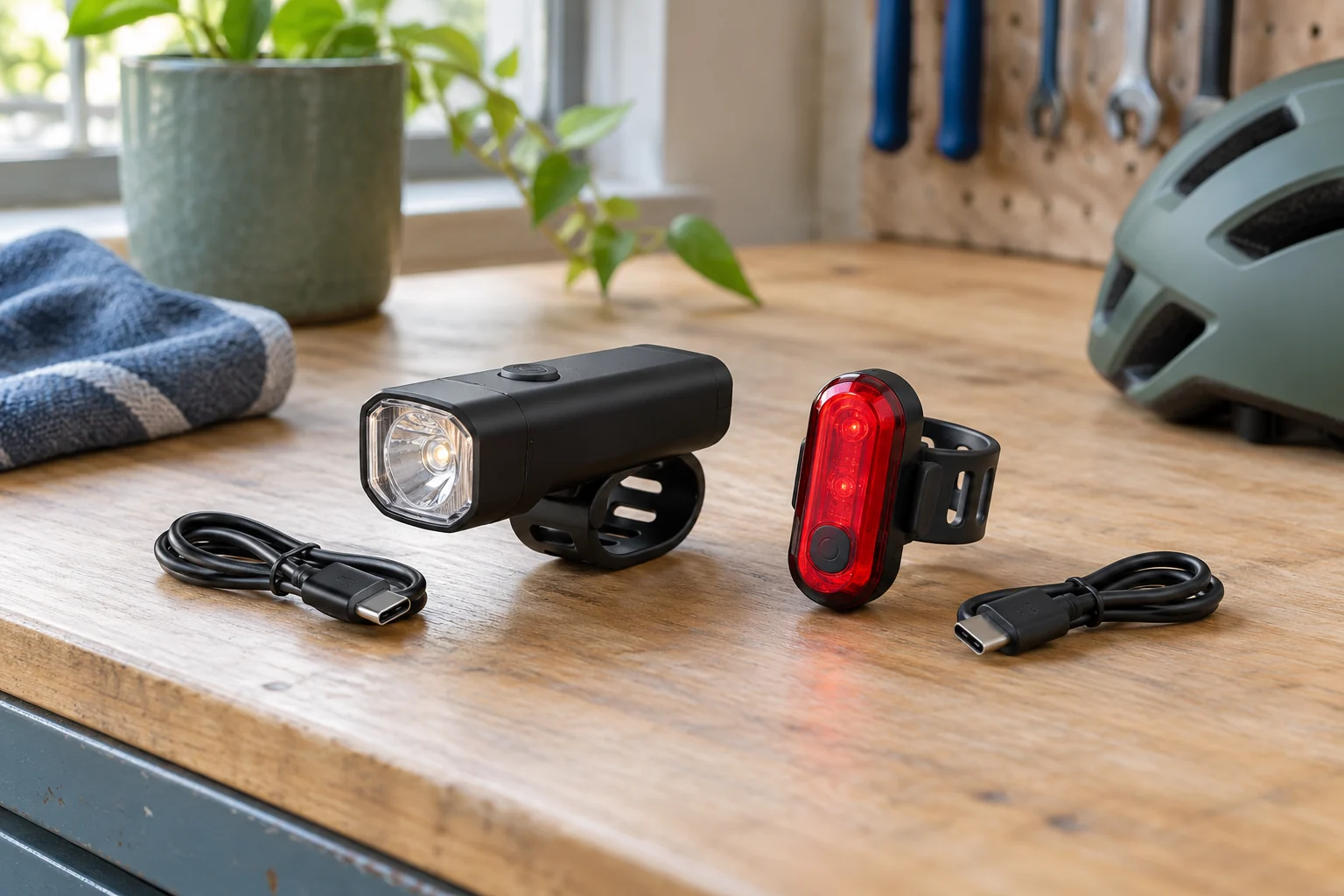 Rechargeable light set