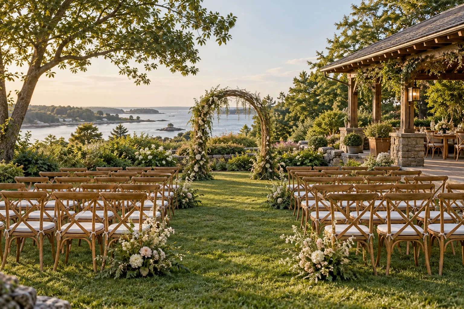 Garden ceremony window