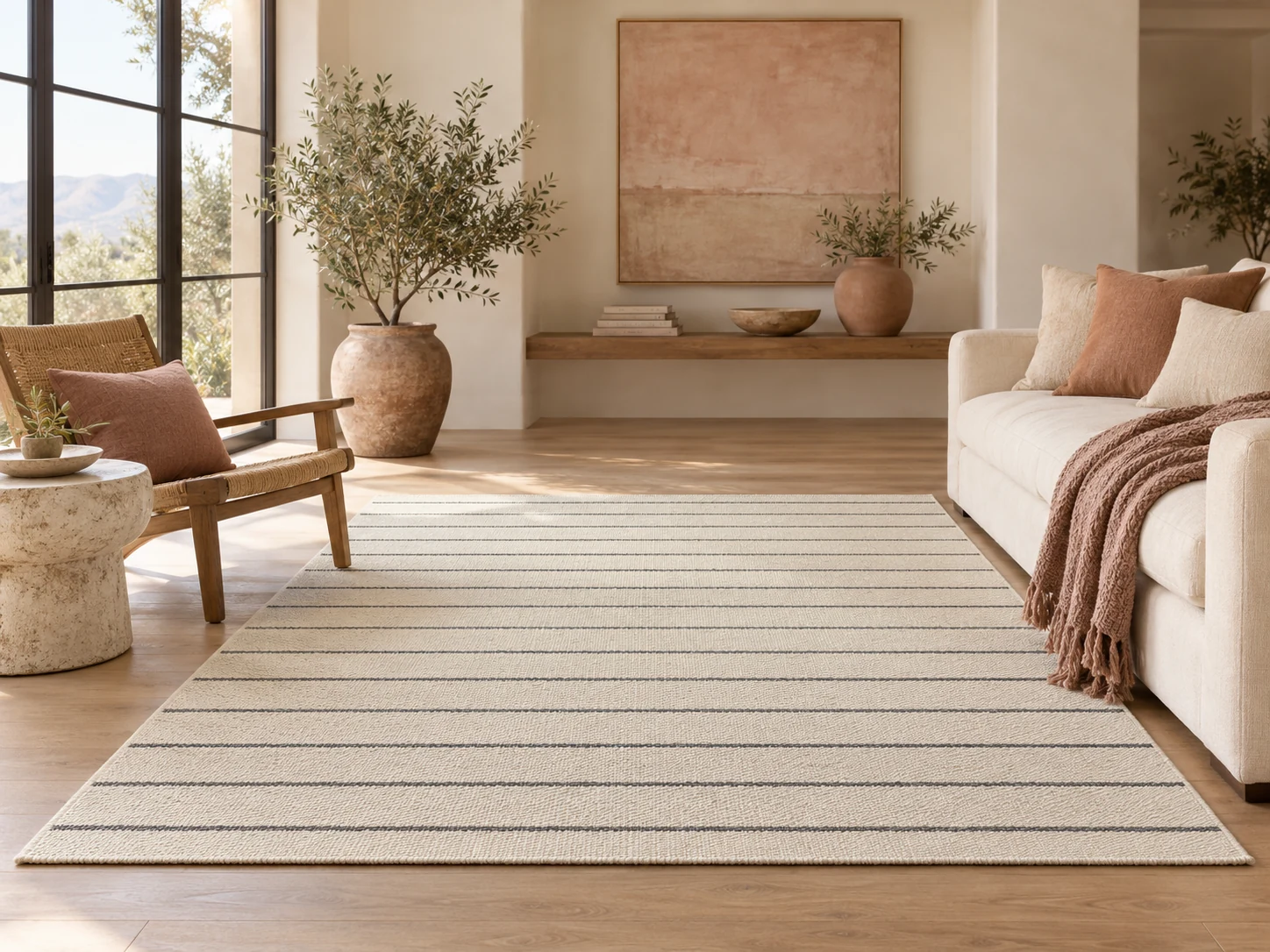 Flatweave area rug