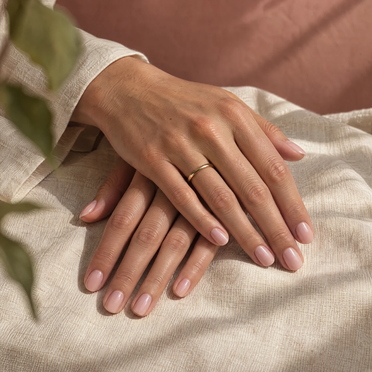 Soft Rose Manicure
